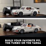 LEGO Icons Porsche 911 10295 Building Set, Collectible Turbo Targa, 2in1 Porsche Race Car Model Kit for Adults and Teens to Build, Gift Idea - Image 2