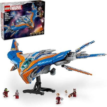 LEGO Marvel Guardians of The Galaxy: The Milano Buildable Starship Toy, Marvel Gift for Kids with 4 Super Hero Minifigures, Guardians of The Galaxy Toy for Boys and Girls Ages 12 and Up, 76286