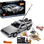 LEGO Icons Back to The Future Time Machine 10300, Model Car Building Kit Based on The Delorean from The Iconic Movie, - Image 5