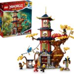 LEGO NINJAGO Temple of The Dragon Energy Cores 71795, Building Toy with a NINJAGO Temple and 6 Minifigures Including Cole, Kai and NYA' Gift for Kids Ages 8+ Who Love Buildable Ninja Playset