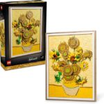 LEGO Art Vincent Van Gogh – Sunflowers Building Set for Adults - Home Decor Idea - Brick Built Painting - Gift for Birthdays - 31215