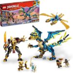 LEGO NINJAGO Elemental Dragon vs. The Empress Mech 71796 Building Toy Set, - Image 6