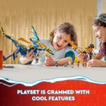 LEGO NINJAGO Elemental Dragon vs. The Empress Mech 71796 Building Toy Set, - Image 4